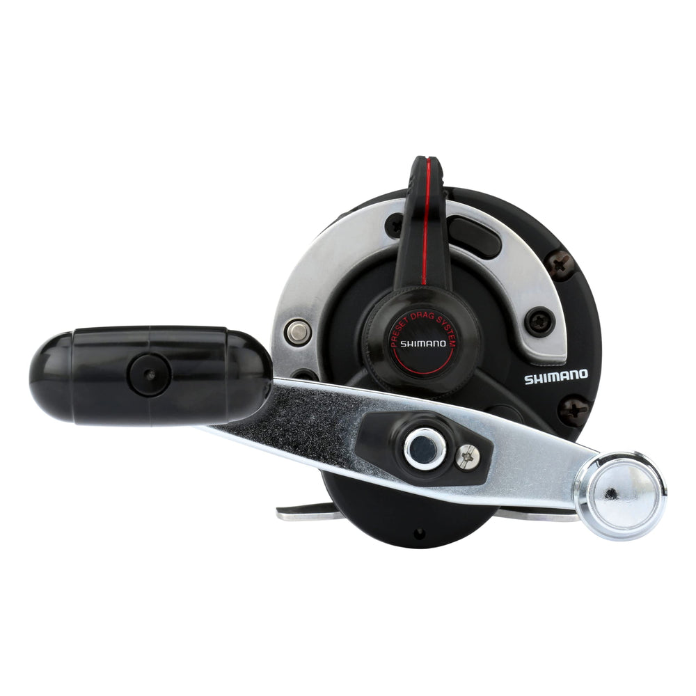 Reel mounted for saltwater downrigging and trolling