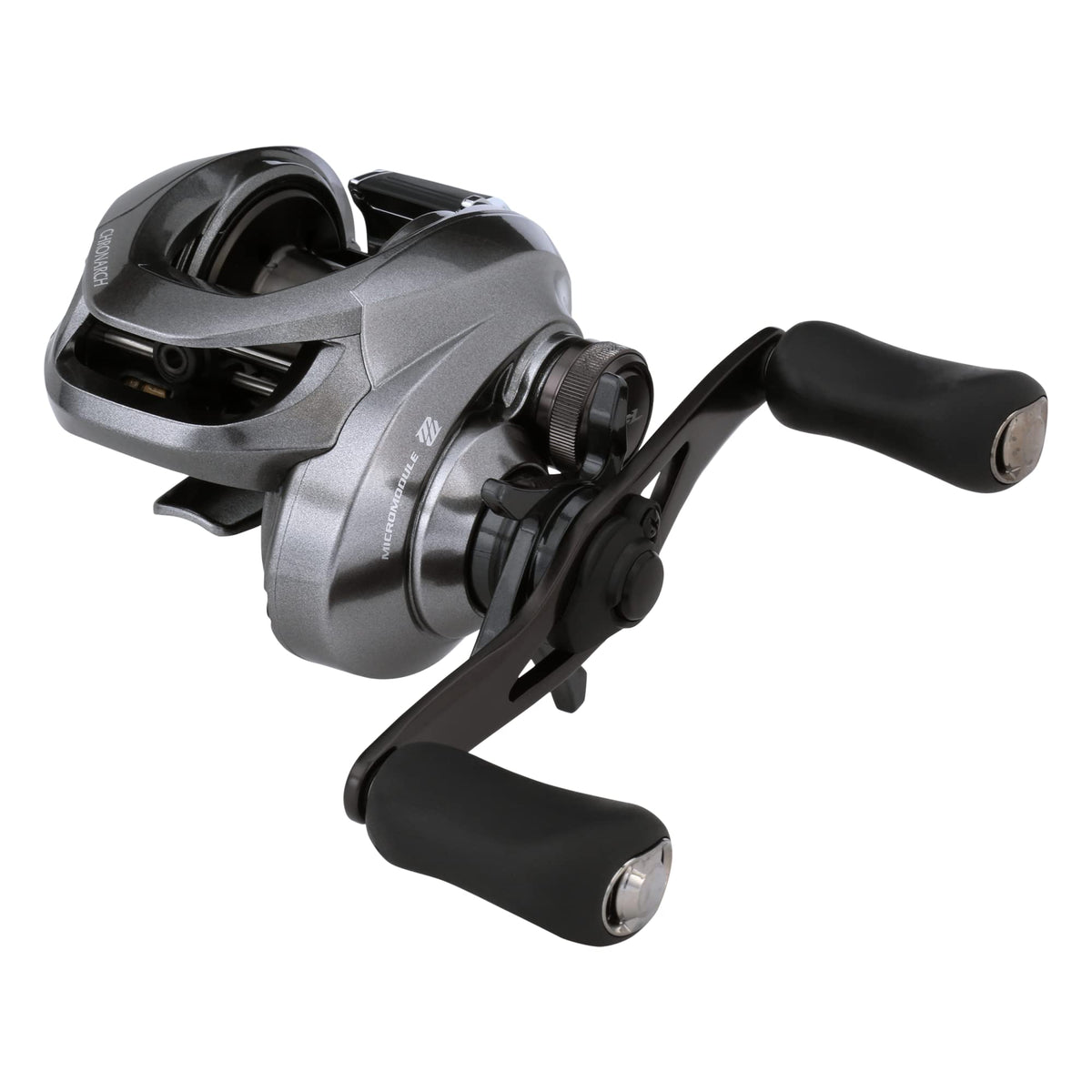 Shimano Chronarch MGL reel box LH for easy left-hand operation.
