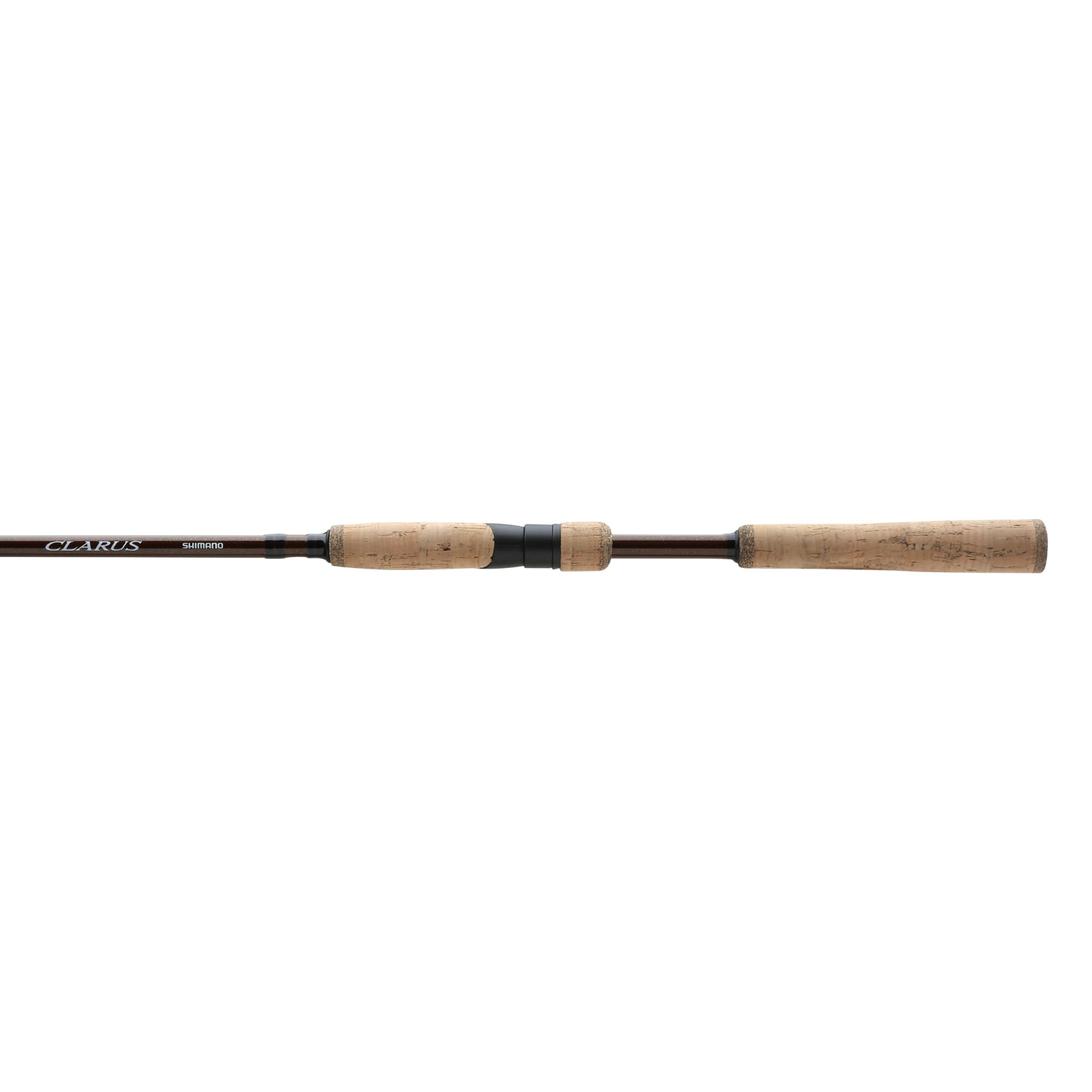 Shimano Clarus 7ft spinning rod front view highlighting freshwater versatility.