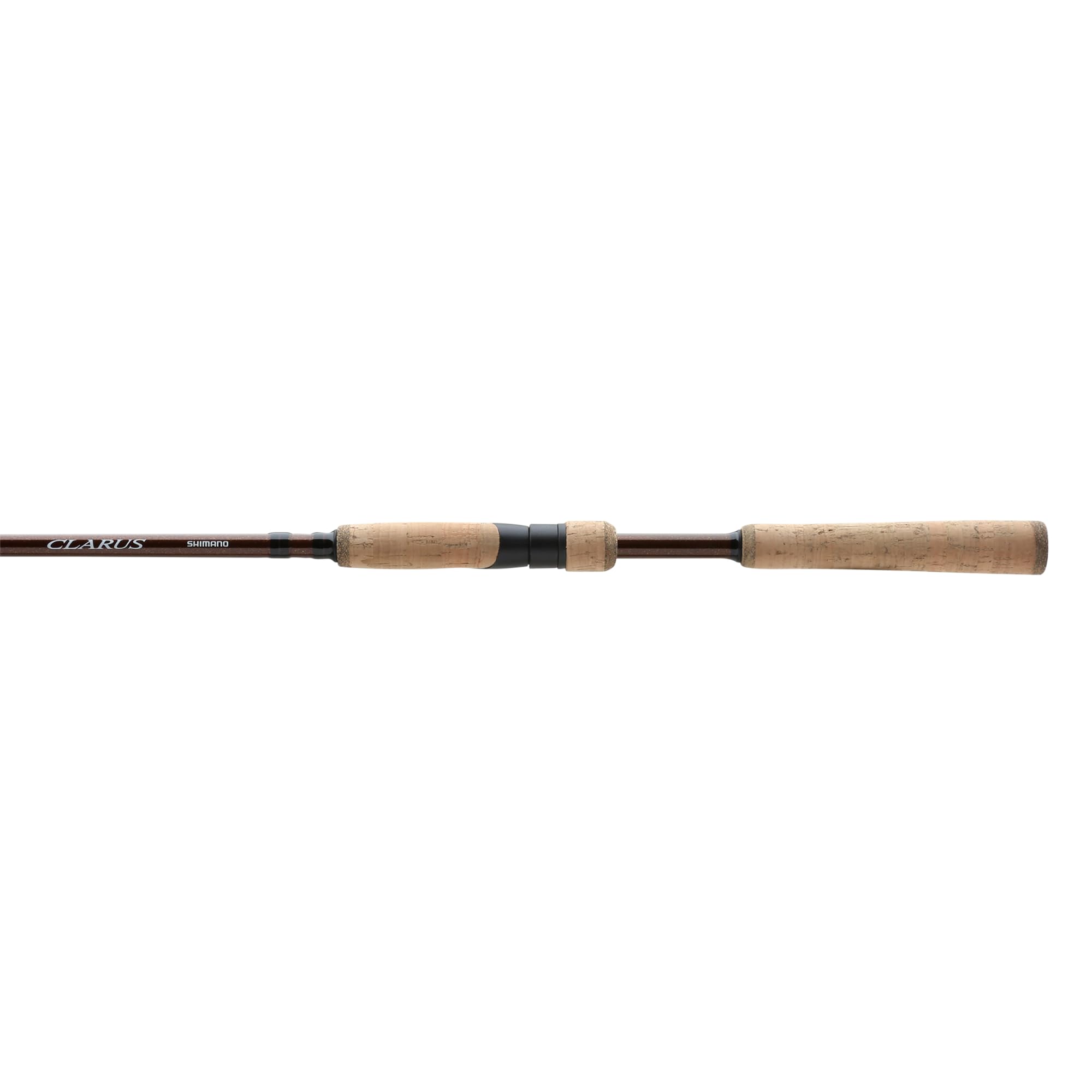 Premium cork handle on Shimano Clarus freshwater spinning rod
