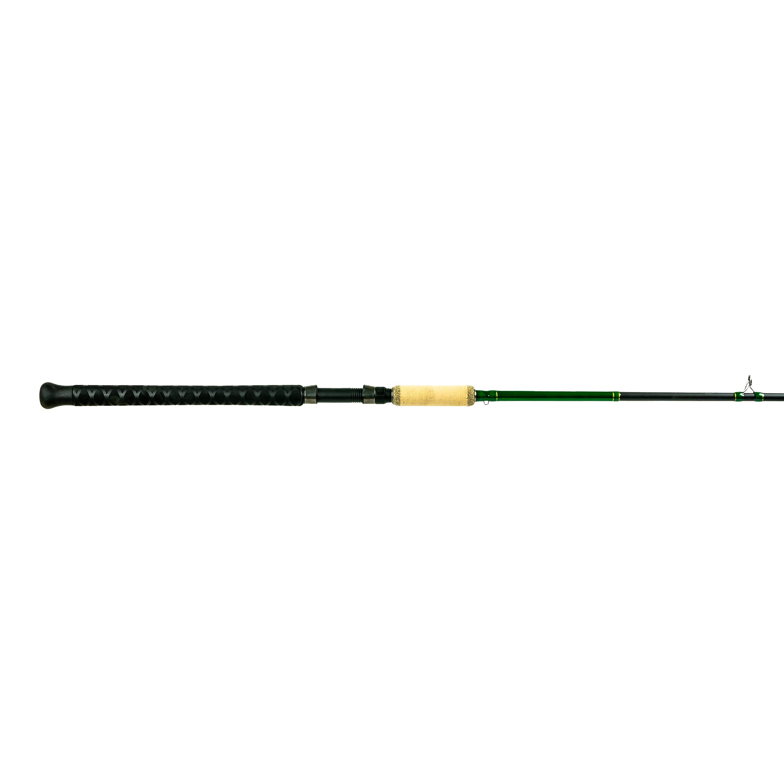 Shimano Compre Muskie 86 XH Tele CST J in-action fishing posture for muskies
