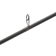 SHIMANO Compre salmon centerpin rod showing Fuji seat for secure handling