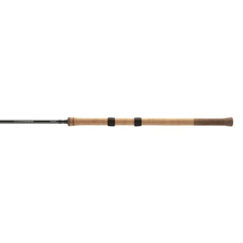 SHIMANO Compre salmon centerpin rod with zirconia guides for smooth casting