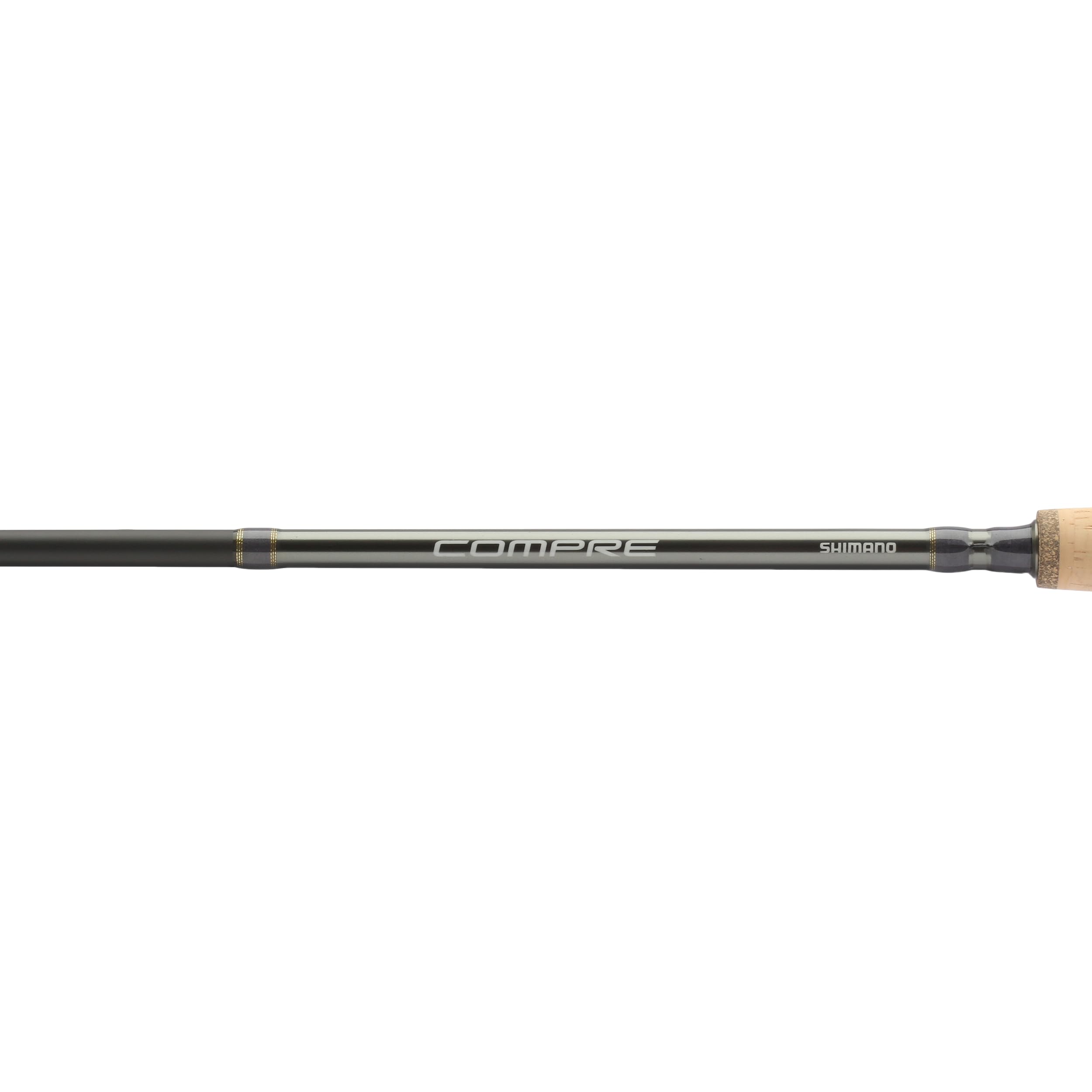 Shimano Compre Salmon/Steelhead AAA cork handle close-up for comfort casting