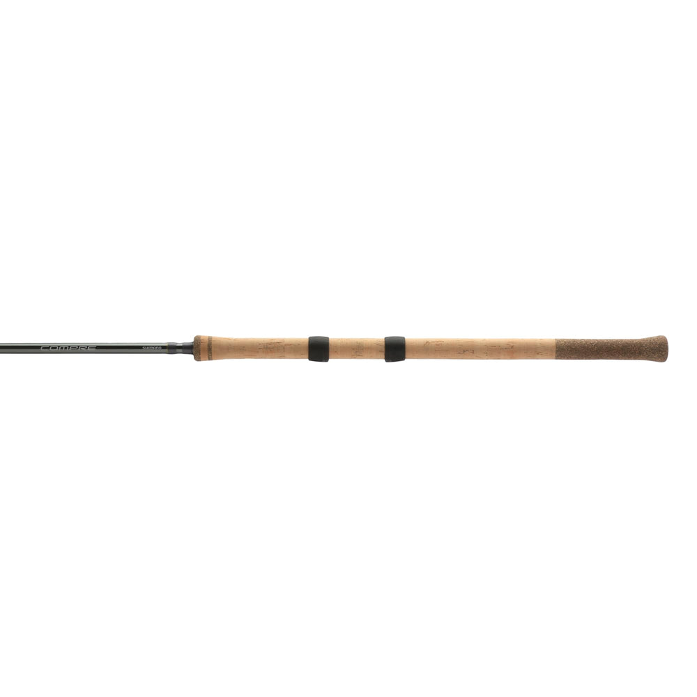 Shimano Compre Salmon/Steelhead CenterPin rod 130m2, versatile for drift and float fishing.