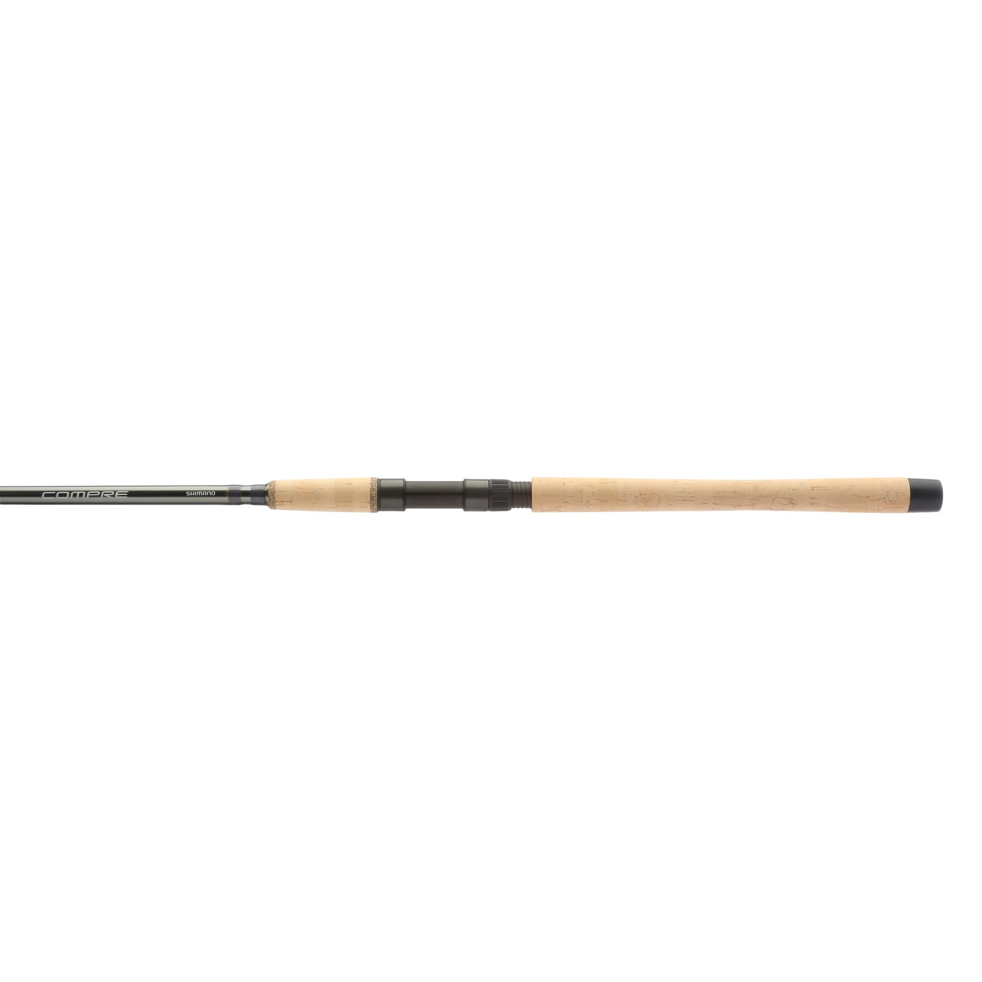SHIMANO Compre Salmon/Steelhead rod with 9'0 heavy 2pc for long casts and strong hooksets.
