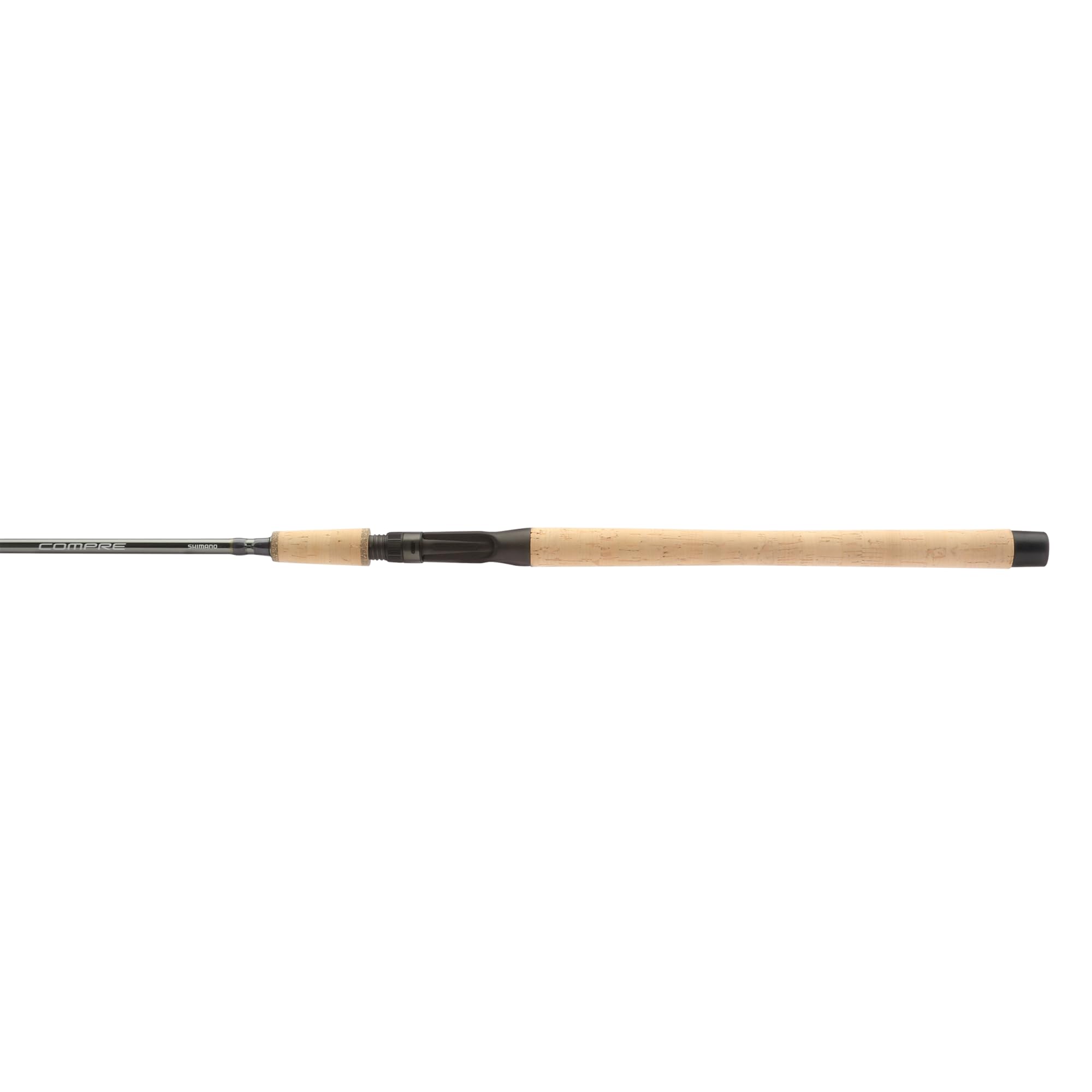 Shimano Compre Salmon/Steelhead rod action close-up for precise casting