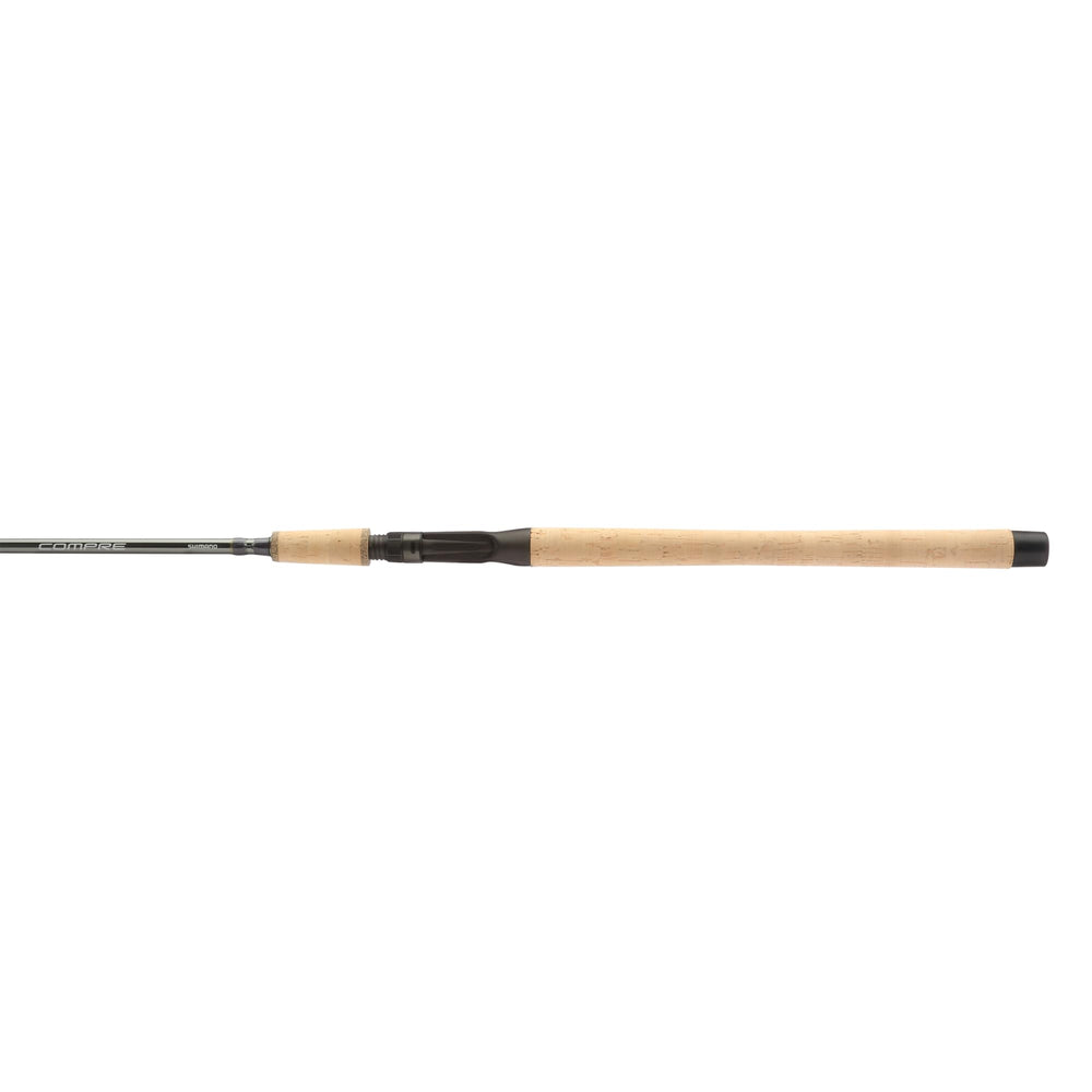 Shimano Compre Salmon/Steelhead rod action close-up for precise casting