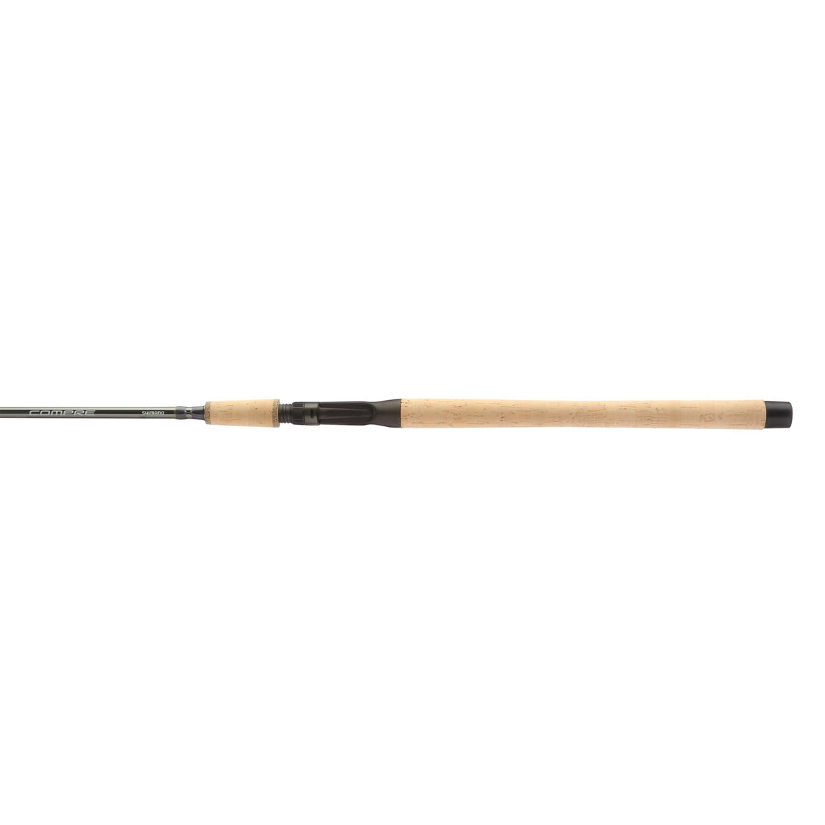 Shimano Compre Salmon/Steelhead rod action close-up for precise casting