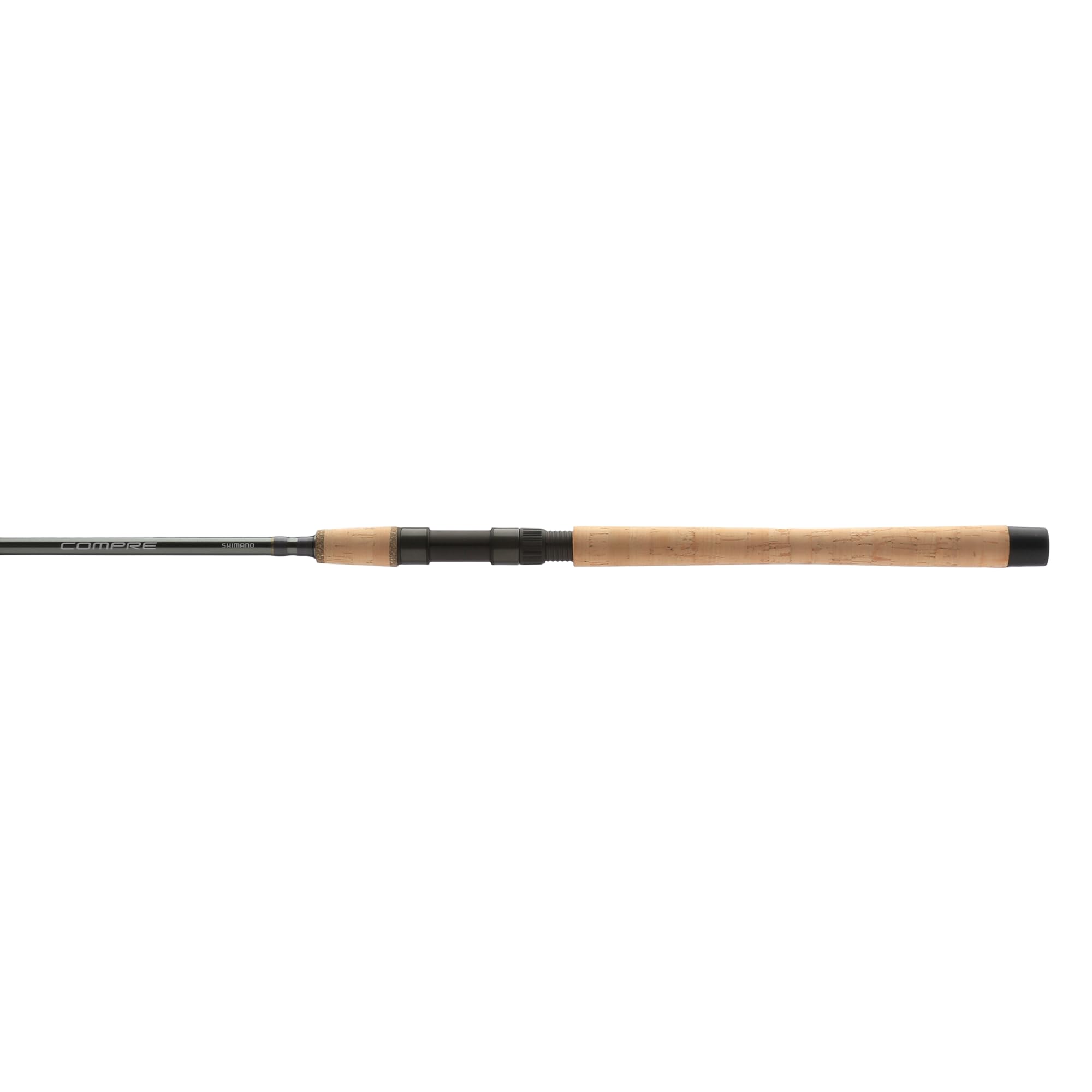 Shimano Compre Salmon/Steelhead rod with AA cork handle for comfortable casting.