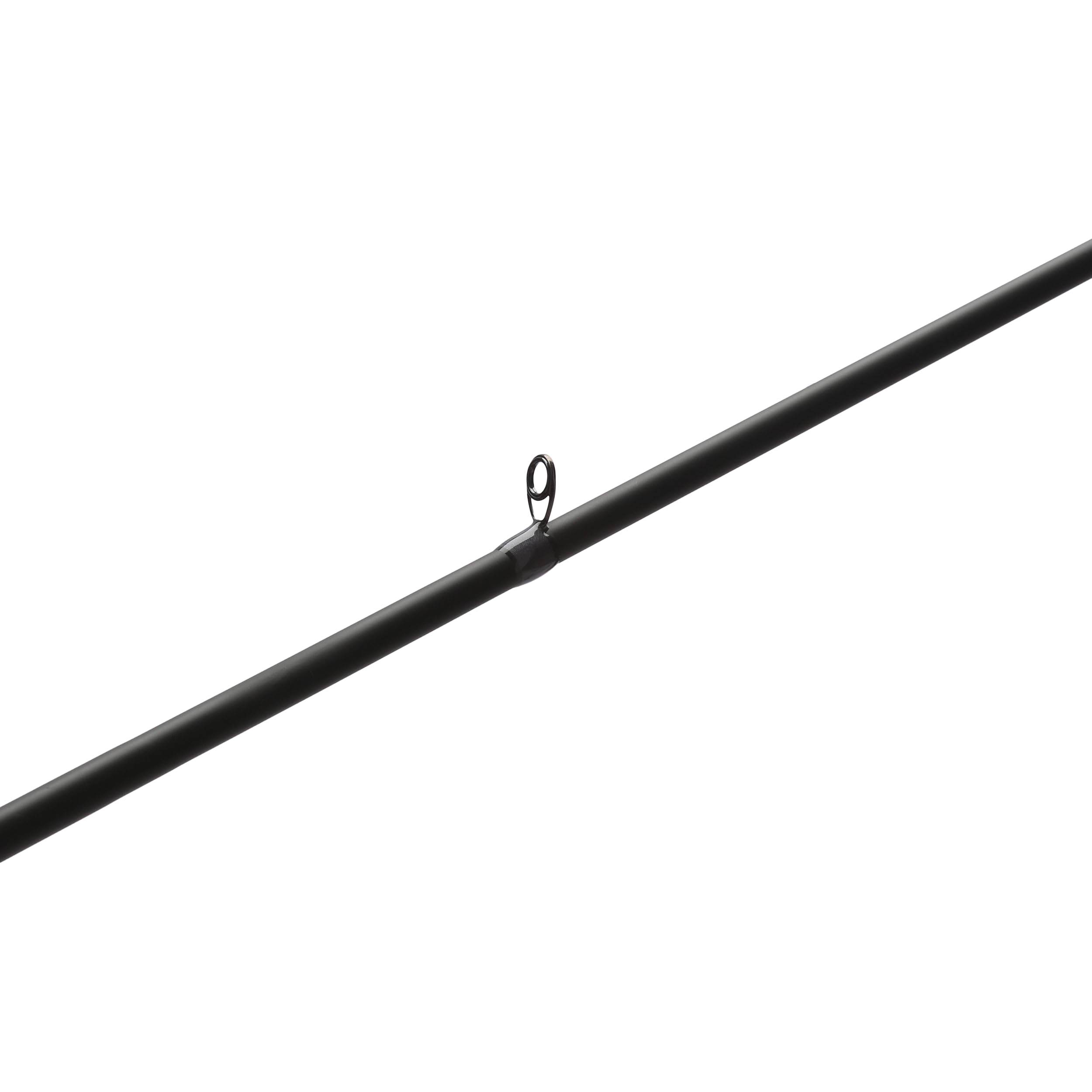 Shimano Compre Salmon/Steelhead rod highlighting Zirconia guides and AAA cork handle for comfort and durability.