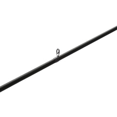 Shimano Compre Salmon/Steelhead rod highlighting Zirconia guides and AAA cork handle for comfort and durability.