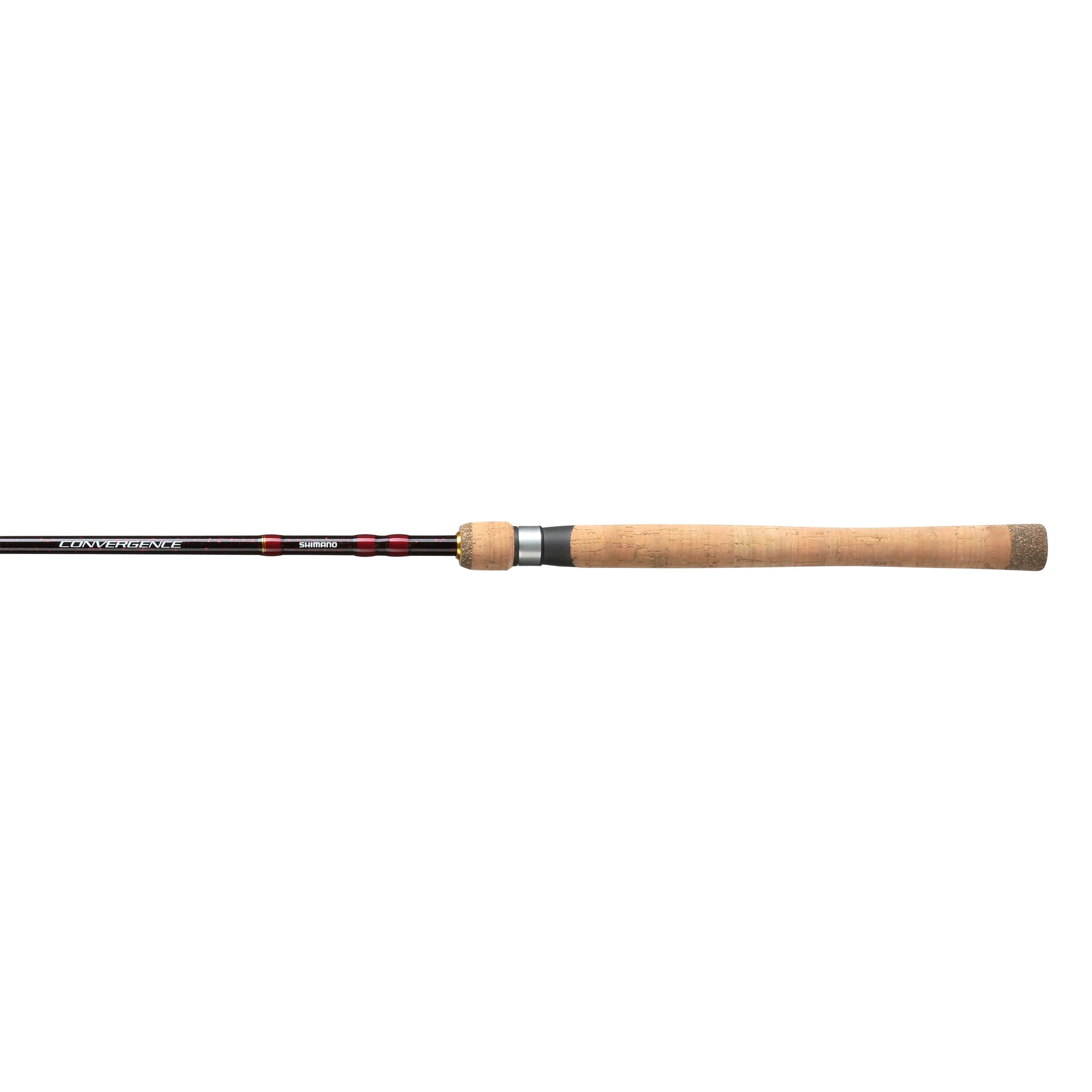Shimano Convergence 66ML2D front view highlights a sensitive freshwater spinning rod.