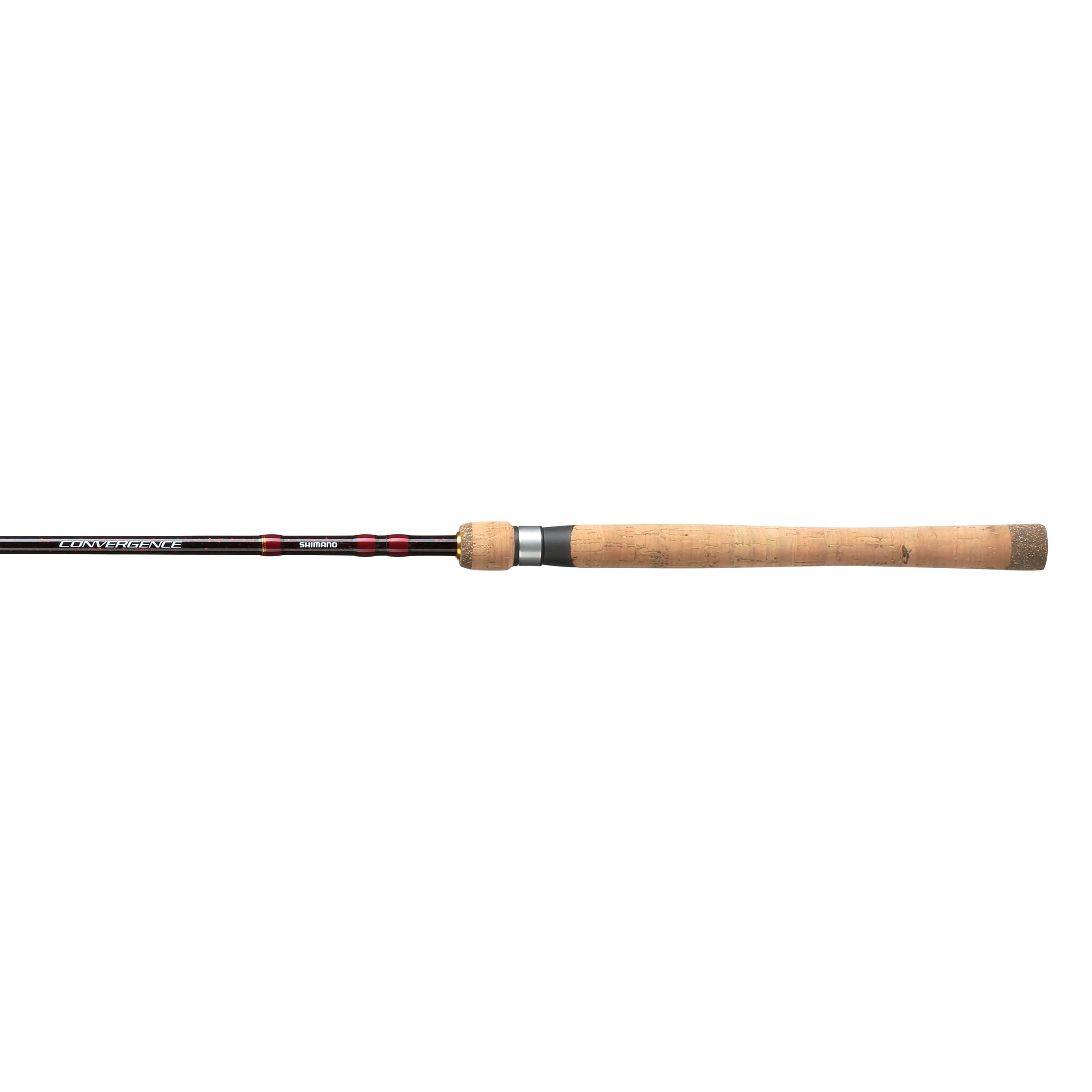 Shimano Convergence spinning rod front view for versatile freshwater use