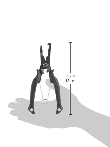 Shimano CT-561P Split Ring Pliers Offshore Straight - black finish on pliers