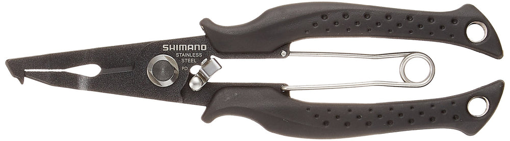 Shimano CT-562P Split Ring Pliers Offshore Offset 185x50x16mm Black - Front view