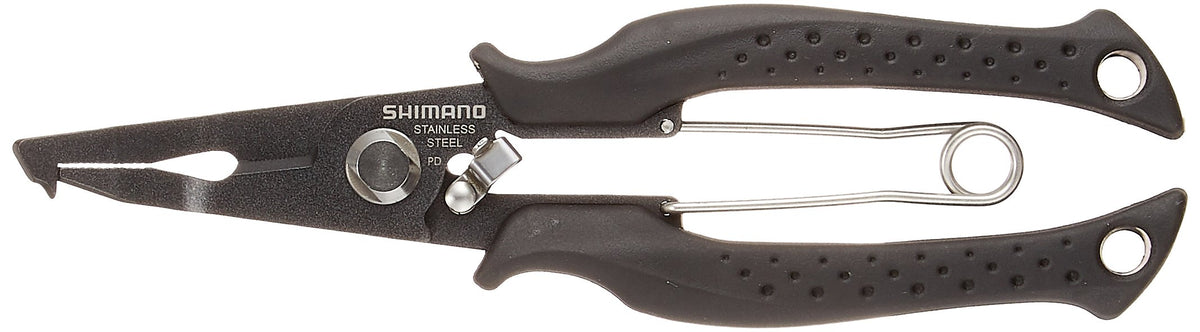Shimano CT-562P Split Ring Pliers Offshore Offset 185x50x16mm Black - Front view
