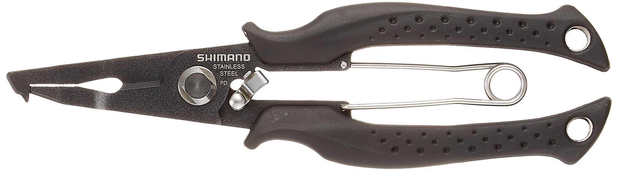 Shimano CT-562P Split Ring Pliers offshore offset, 185x50x16 mm, Black - front view
