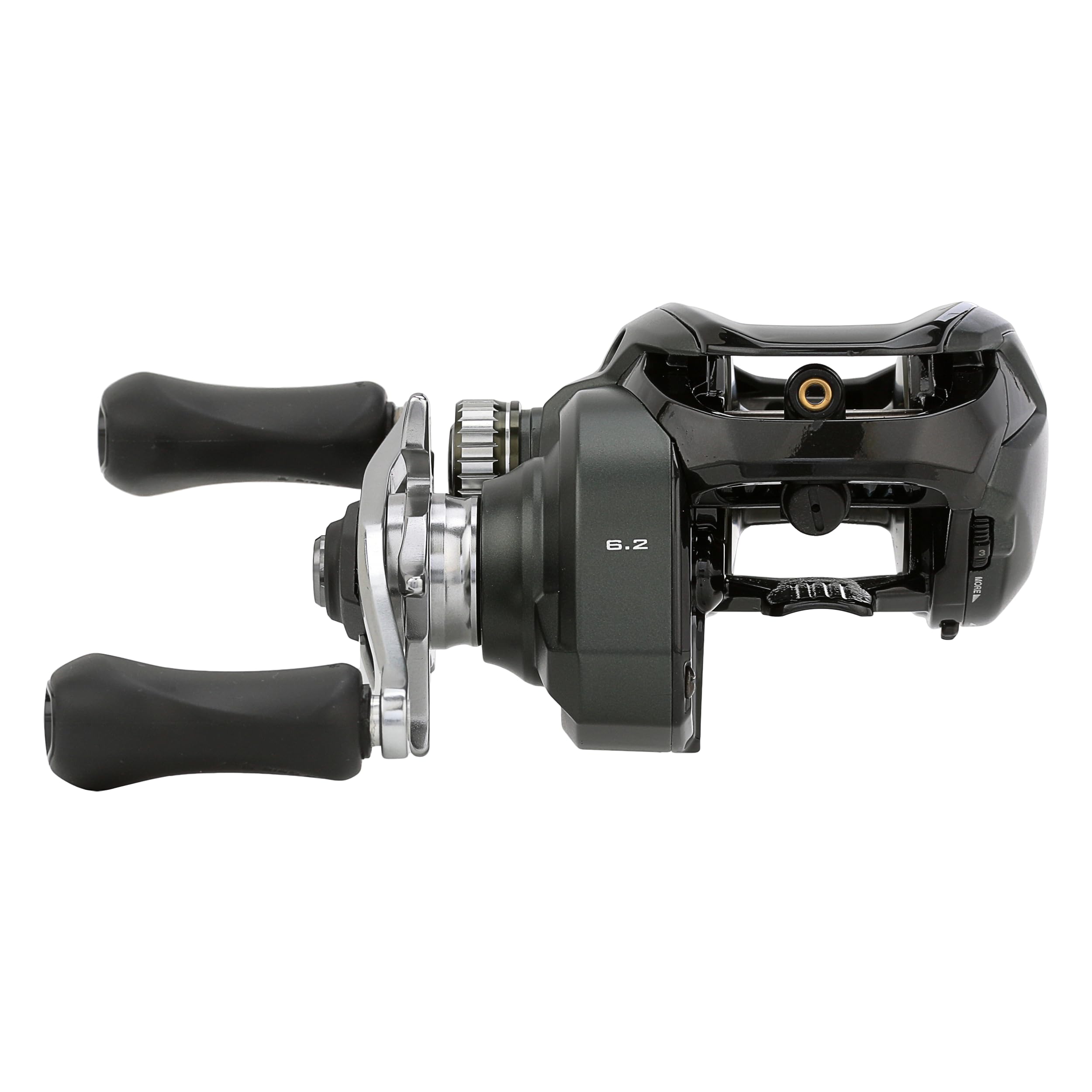 SHIMANO CURADO 200M SilentTune gear close-up for quiet operation