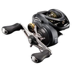 Shimano CURADO BFS XG Left reel closeup for precision casting.