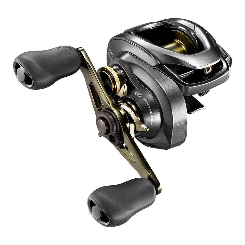 SHIMANO Curado DC 151 XG reel box showing packaging and durability