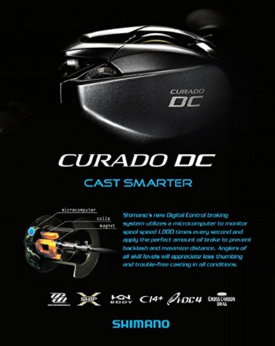 SHIMANO Curado DC 151 XG Super Free Spool feature reducing line friction