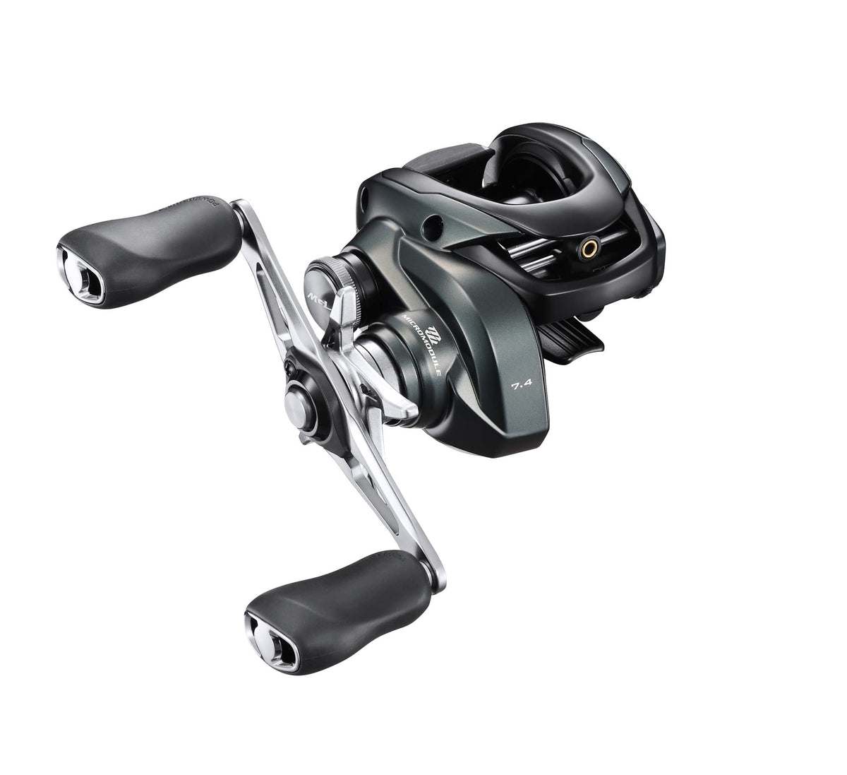 Shimano Curado MGL 150 spool close-up highlighting MagnumLite for longer casts