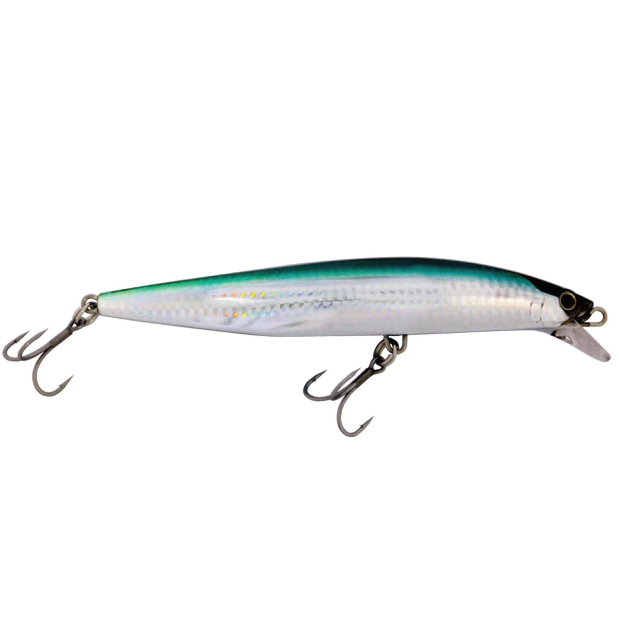 SHIMANO Current Sniper Jerkbait OM170PEMG mint green enables long casts.