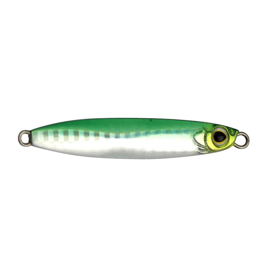 Shimano Current Sniper Jig 60g Green Mackerel side view