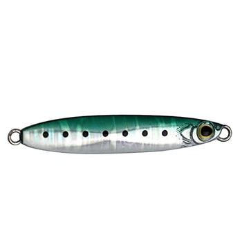 Shimano JM006MEGM Current Sniper Jig 60g Green Mackerel display