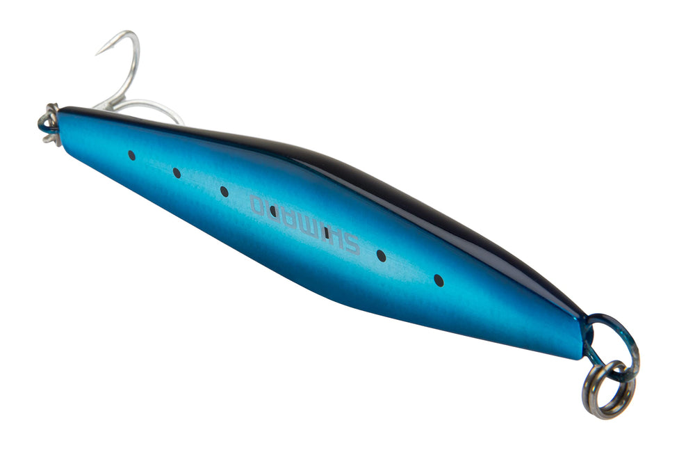 Erratic kicking action of Shimano Current Sniper Kick entices predatory fish.