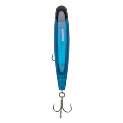 Shimano Current Sniper Splash Walk 185F lure in blue sardine, designed to attract large striped bass.