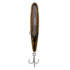 Shimano Current Sniper Splash Walk lure in water showing lifelike action to attract large predators.