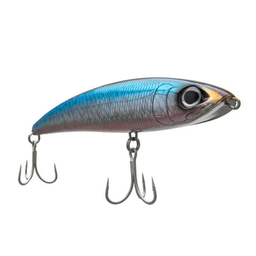 Shimano Current Sniper Walk185F front view showing black back and lifelike finish for large predators