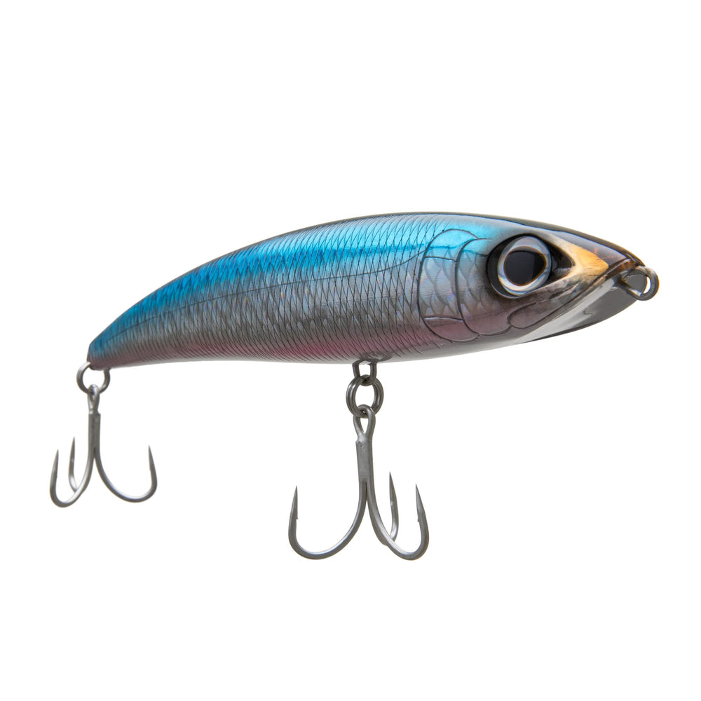 Shimano Current Sniper Walk185F front view showing black back and lifelike finish for large predators