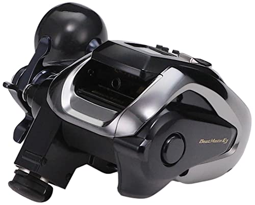Shimano Beastmaster 1000EJ spool close-up, durable line capacity.