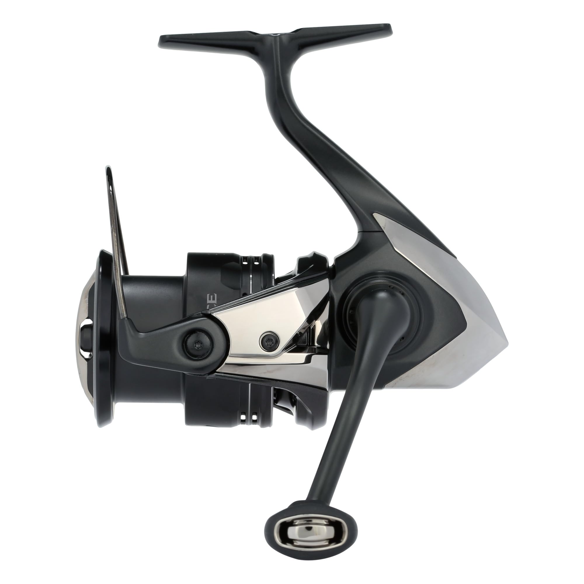 Shimano Exsence B spinning reel close-up highlighting lightweight CI4+ construction for smooth retrieves