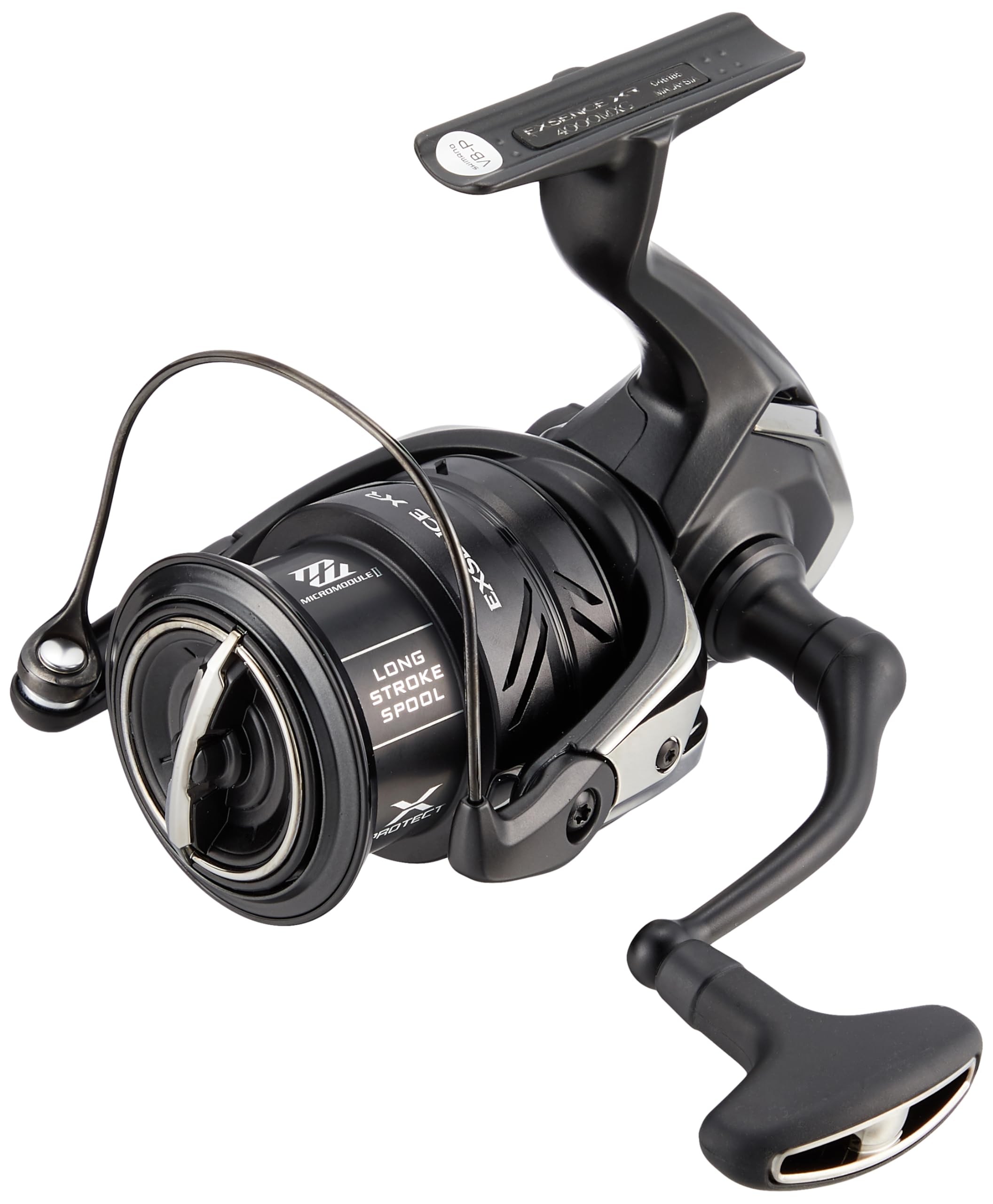 Shimano Exsence XR 4000MXG reel ergonomic handle for comfortable all-day fishing