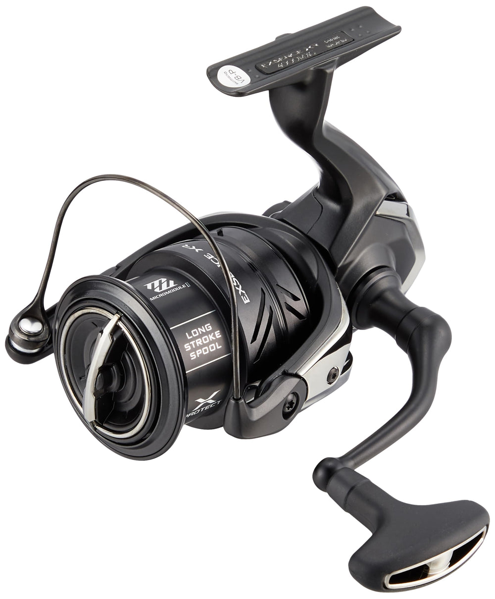 Shimano Exsence XR 4000MXG reel ergonomic handle for comfortable all-day fishing