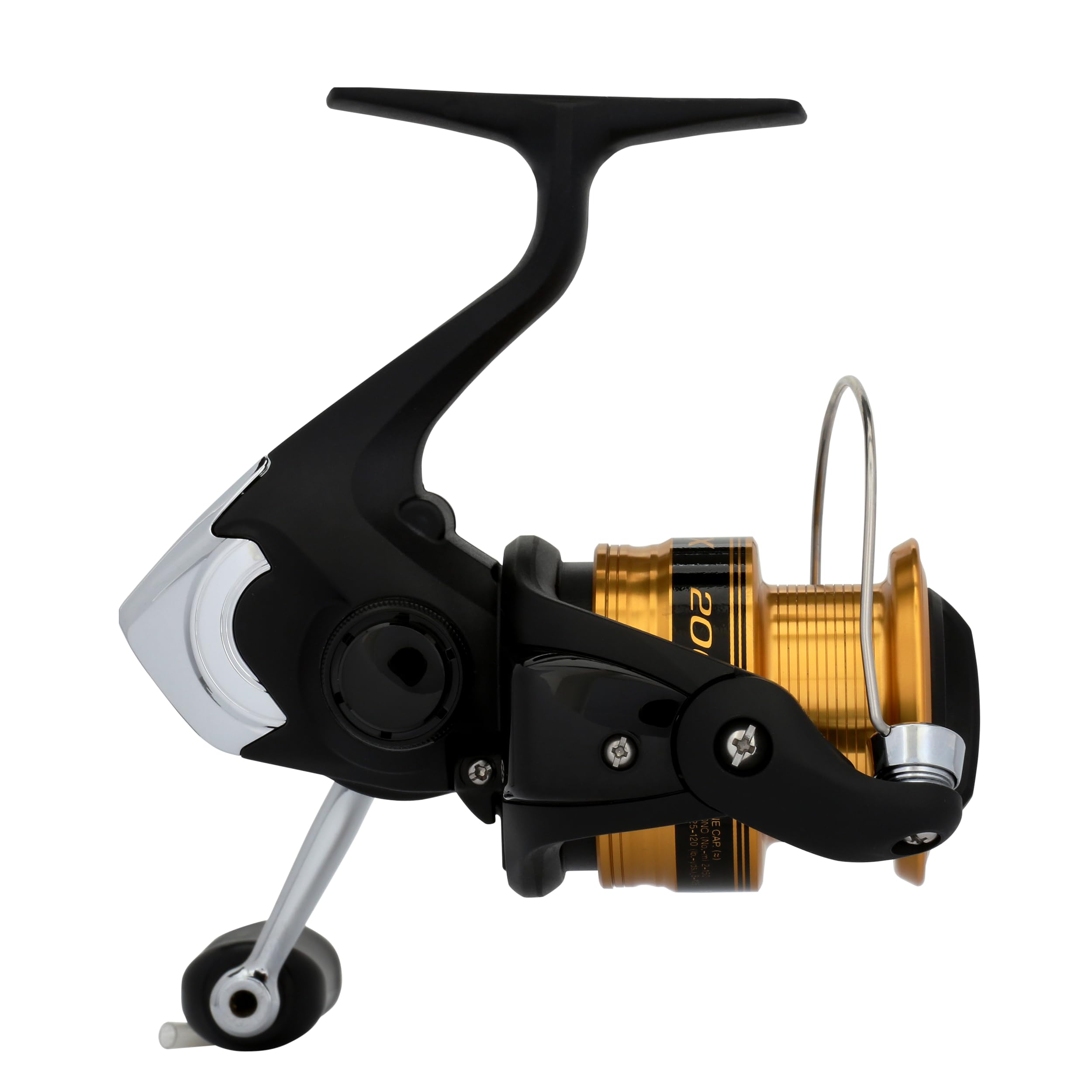 Close-up of propulsion spool lip design on SHIMANO FX reel