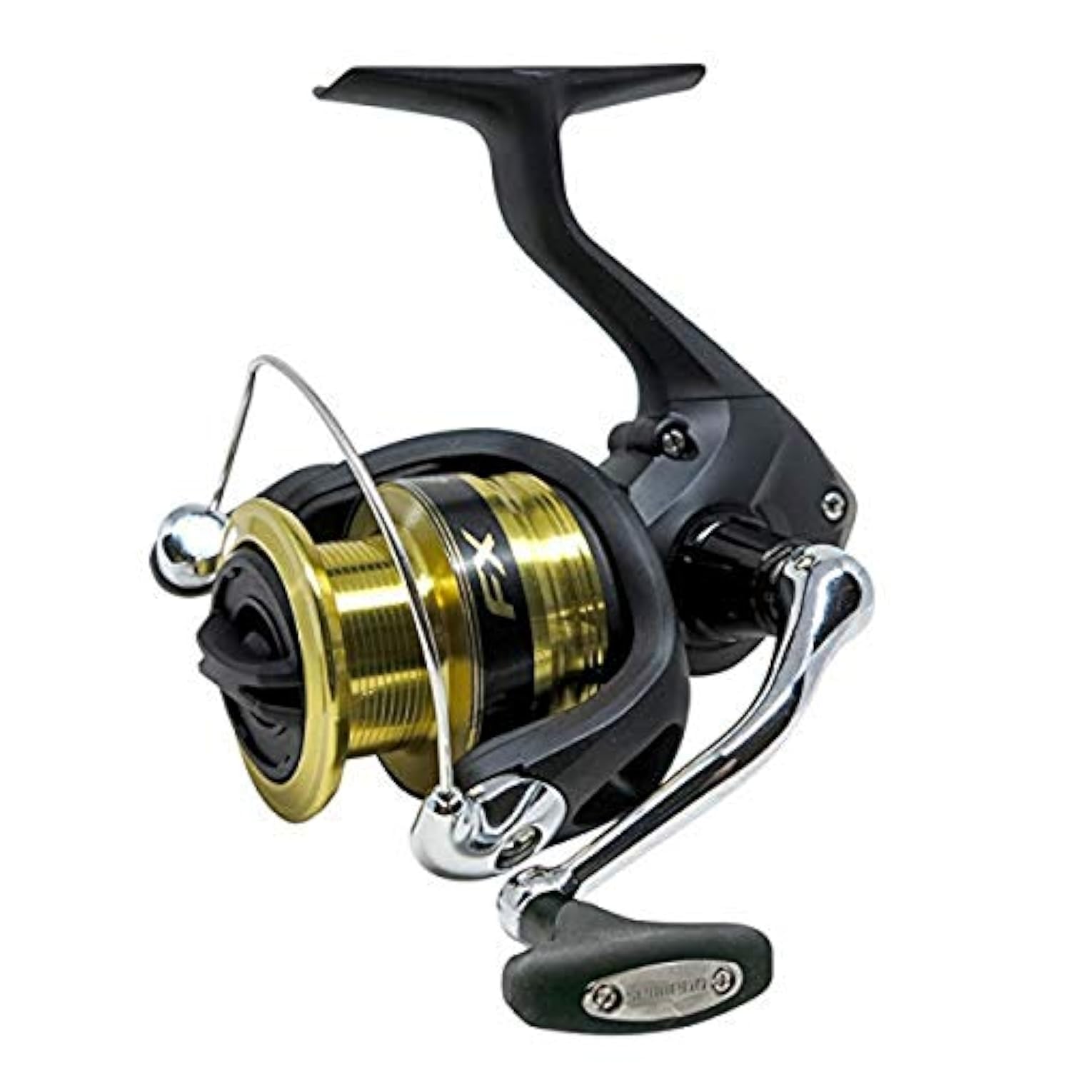 Shimano FXC3000FCC Clam spinning reel front view for versatile all-around fishing.