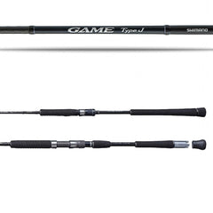 Shimano Game Type J SPN 56XH rod close-up, showcasing craftsmanship for saltwater jigging.
