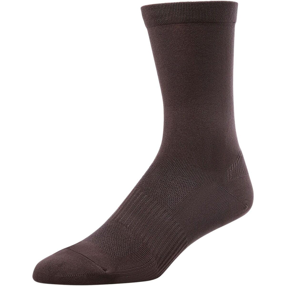 SHIMANO Gravel Sock Charcoal arch panel close up for foot fatigue relief