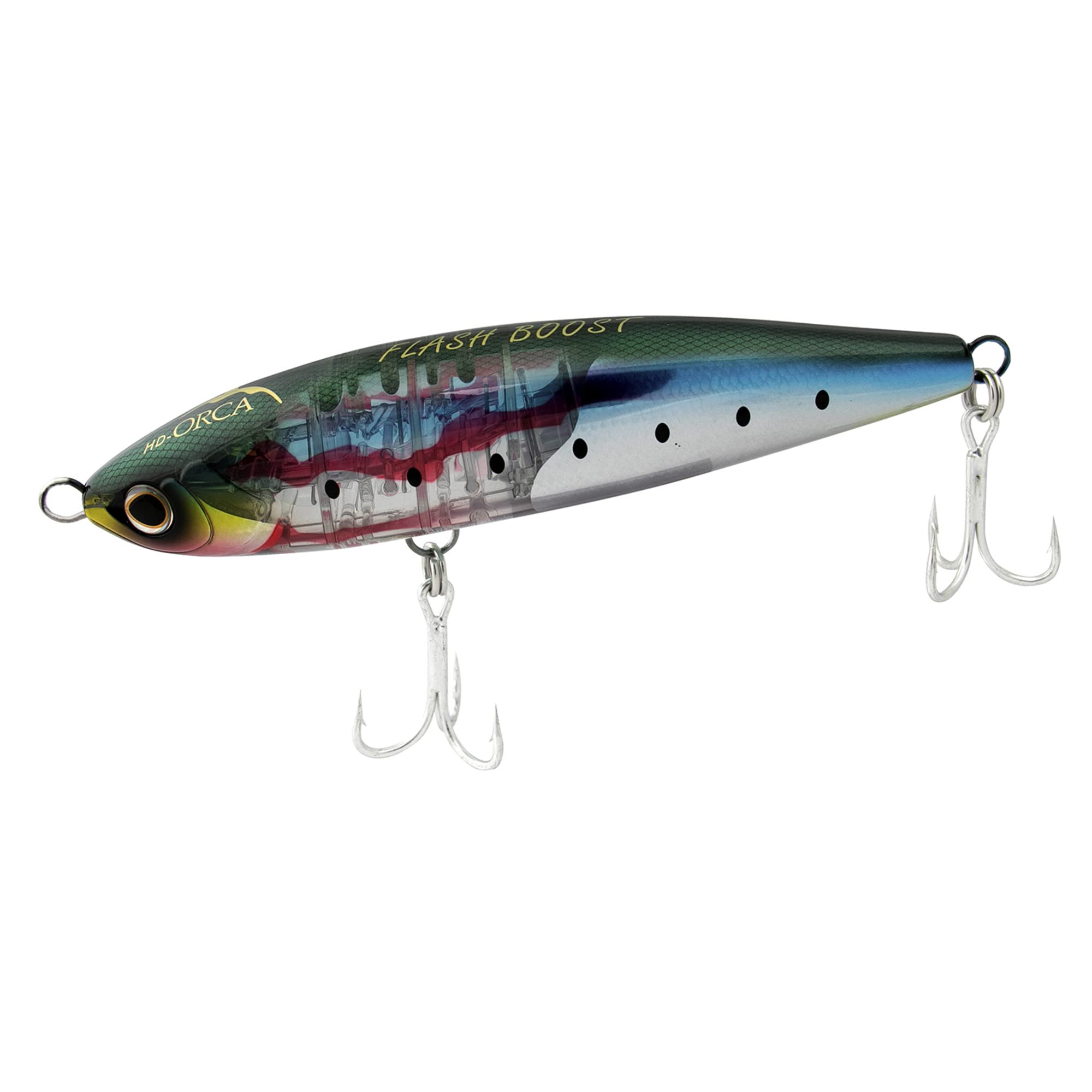 Shimano HD-ORCA Flash Boost with Kyorin lifelike scales for realistic lure action