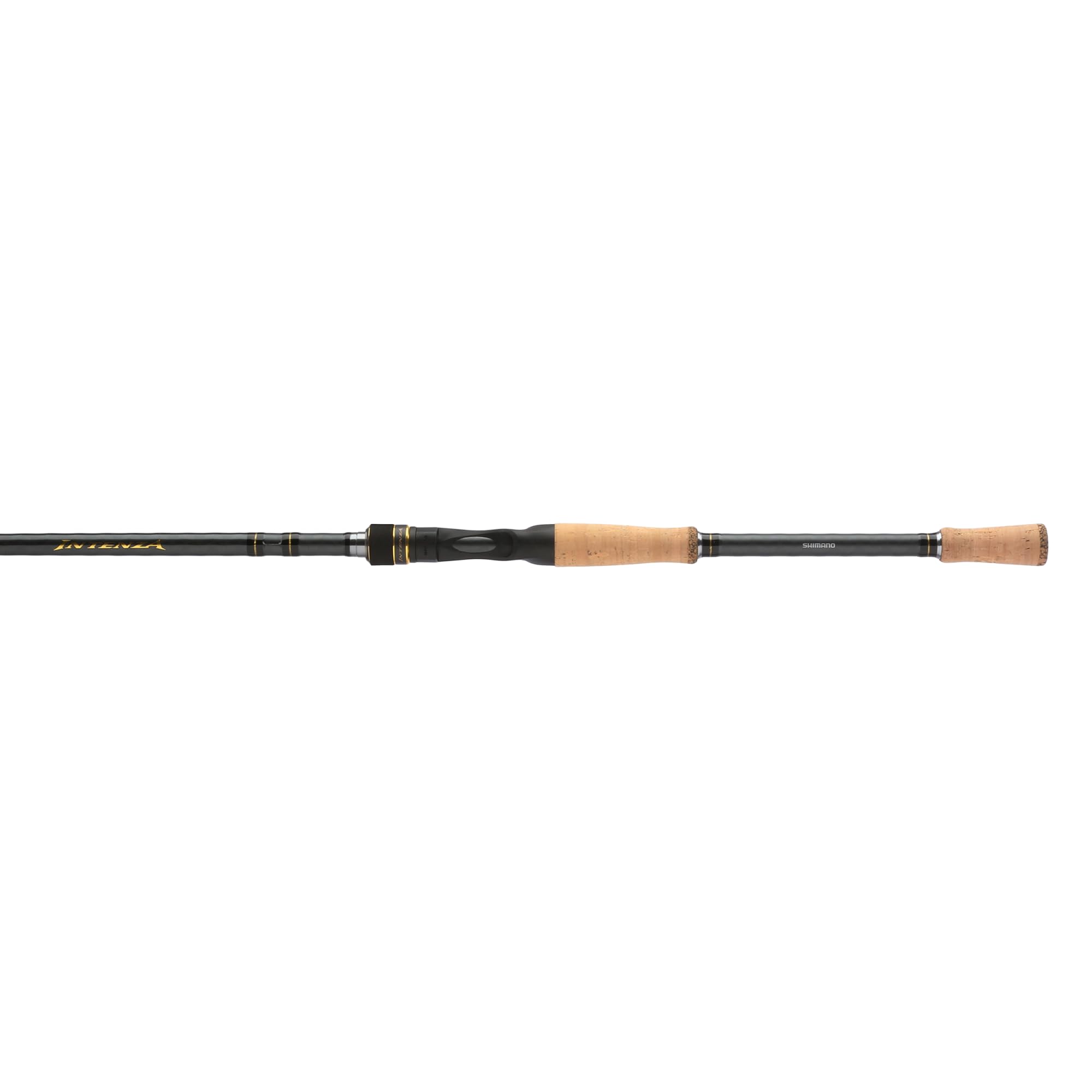 Shimano Intenza A 7 ft 6 in rod with cork grips for comfort and control.