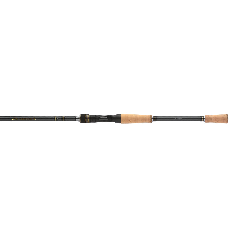 Shimano Intenza A 7 ft 6 in rod with cork grips for comfort and control.