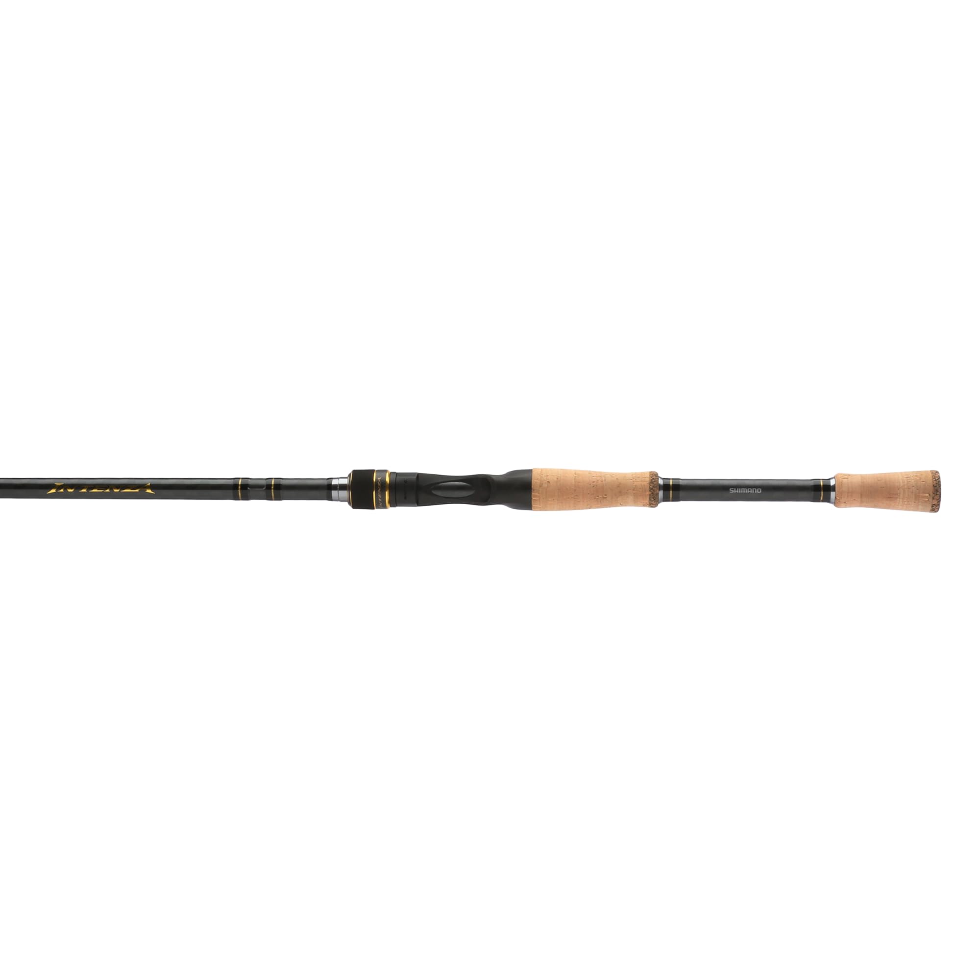 The Shimano Intenza A butt with DIAFLASH X-pattern reinforces the blank for stability during casting.