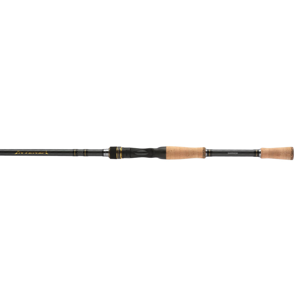 The Shimano Intenza A butt with DIAFLASH X-pattern reinforces the blank for stability during casting.