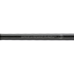 Custom Shimano reel seat increases grip stability during long retrieves.