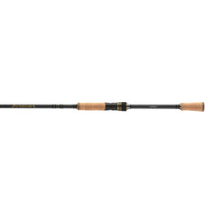 Shimano Intenza A seven-foot bass spinning rod close-up on the blank and guides for casting power